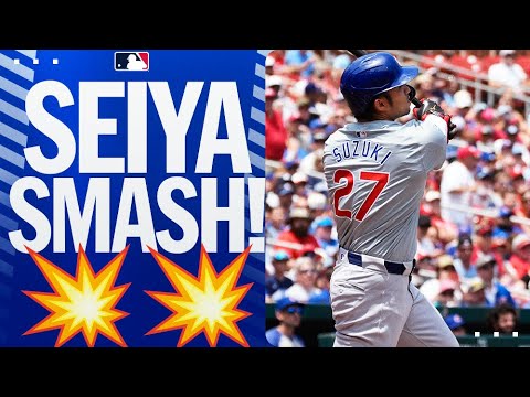 Seiya later, baseball! Seiya Suzuki blasts one out in St. Louis!