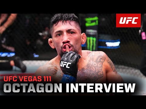 Daniel Marcos Octagon Interview | UFC Vegas 111