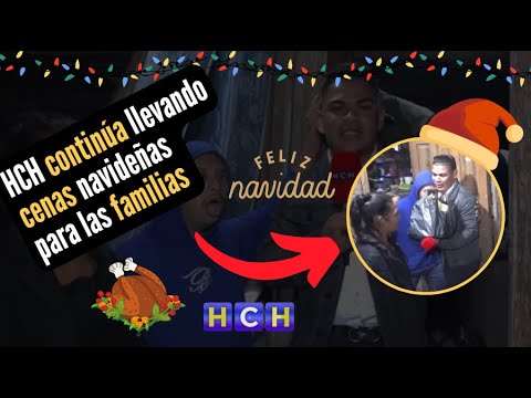 ¡Navidad es compartir! HCH continúa llevando cenas navideñas para las familias hondureñas