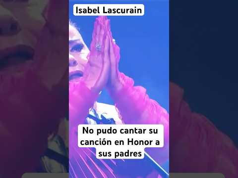 Isabel Lascurain pide perdón a juego de voces porque no podía cantar su canción en honor a sus papás