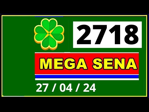 Mega sena 2718 - Resultado da Mega Sena Concurso 2718