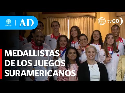 Reconocimiento a los medallistas de los Juegos Suramericanos | América Deportes | Perú