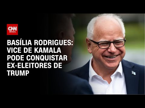 Basília Rodrigues: Vice de Kamala pode conquistar ex-eleitores de Trump | LIVE CNN