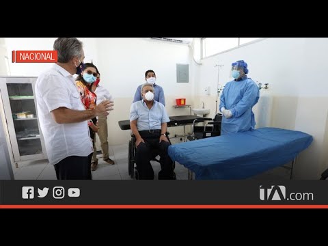 Lenín Moreno inauguró centro médico en Santa Elena
