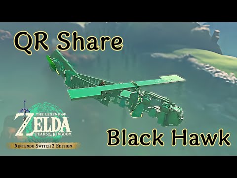 [TotK QR Share] Helicopter UH-60 BlackHawk [Switch2 Edition]