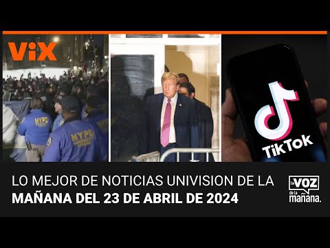 Lo mejor de Noticias Univision de la mañana | martes 23 de abril de 2024