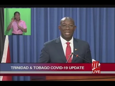 Prime Minister Dr. Keith Rowley Hosts Media Conference On COVID 19 - Monday April 6th 2020