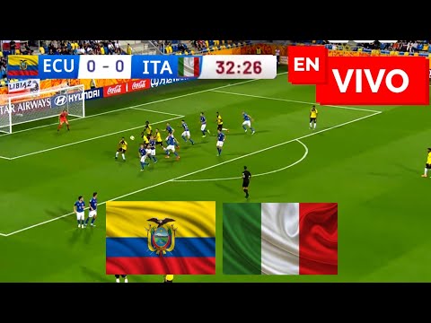 Ecuador vs Italia EN VIVO / Amistoso Internacional