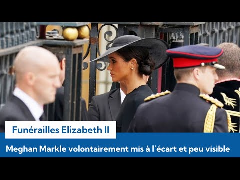 Funérailles d'Elizabeth II : Meghan Markle arrive dans l'indifférence, la duchesse isolée