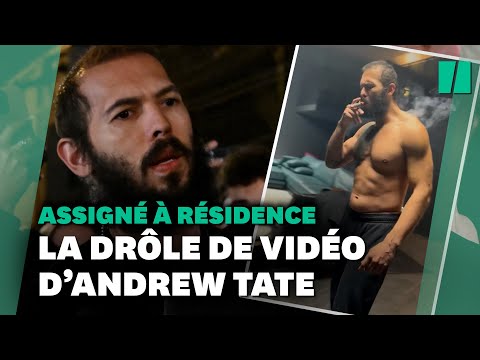 Andrew Tate est sorti de prison, et il tenait à le faire savoir à sa manière