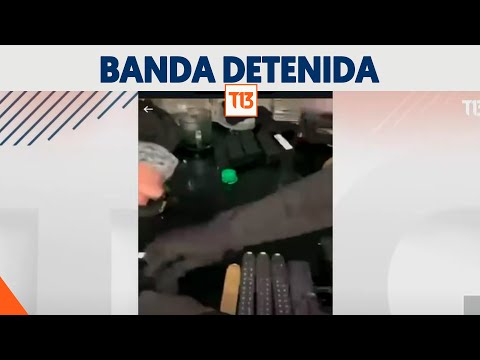 Banda colombiana es detenida en La Pintana: tenían poderoso arsenal y una granada