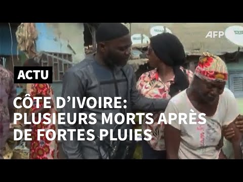 Côte d'Ivoire: au moins quatre morts à Abidjan après de fortes pluies | AFP