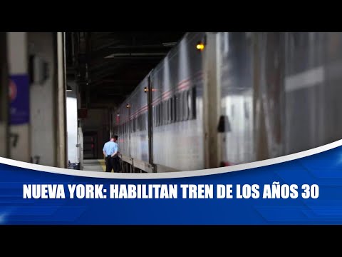 Nueva York: Habilitan tren de los años 30