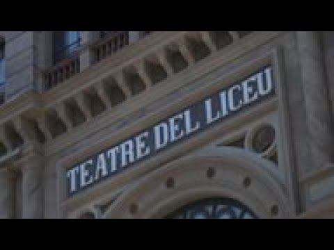 Barcelona's Liceu opera reopens its doors for an audience of plants