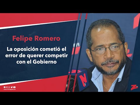 Felipe Romero: la oposición cometió el error de querer competir con el Gobierno