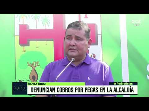 Concejal José Quiroz denuncia cobros por pegas en la alcaldía cruceña
