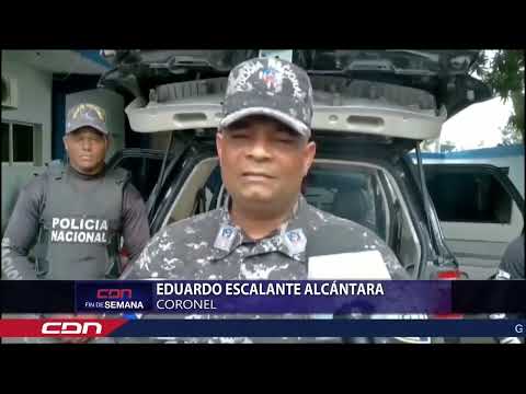 Policía de Santo Domingo Oeste ocupa cocaína en una jeepeta