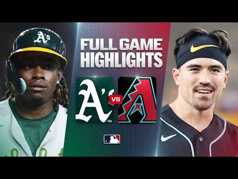 오클랜드 어슬레틱스 vs 애리조나 다이아몬드백스: 공식 풀 경기 하이라이트 (7월 21) | 2026 MLB 시즌
