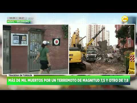 Más de mil muertos por un terremoto de magnitud 7,5 y otro de 7,8 I HNT con Hugo Macchiavelli