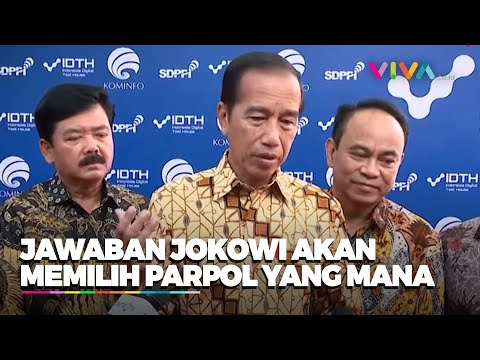 Ditanya Berlabuh ke Parpol Mana, Ini Jawaban Jokowi