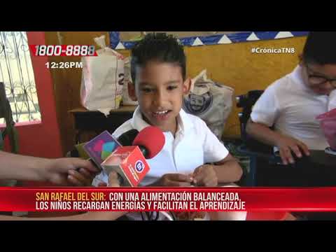 Nicaragua: Merienda escolar en San Rafael Del Sur beneficia a estudiantes
