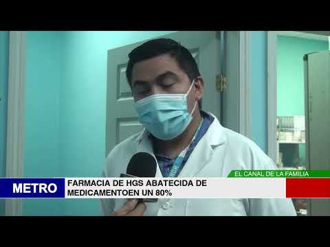 FARMACIA DE HGS ABATECIDA DE MEDICAMENTO EN UN OCHENTA POR CIENTO