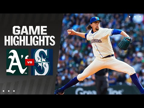 As vs. Mariners Game Highlights (9/29/24) | MLB Highlights