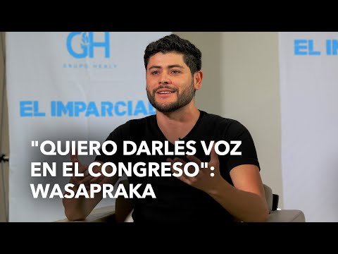 Quiero darles voz en el Congreso: Juan Pablo Wasapraka Arenivar