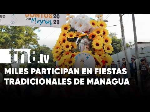 Masivas, coloridas y alegres: Fiestas se desarrollan en paz en Managua - Nicaragua