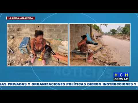 A la intemperie familias misquitas tras desalojo y destrucción de sus casas en La Ceiba