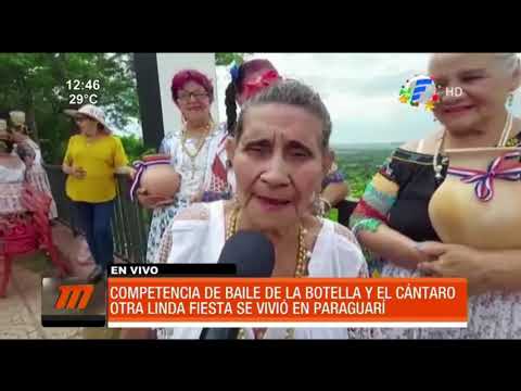 Realizan competencia del baile del cántaro y la botella en Paraguarí