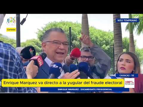 Marquez desenmascara el intento de fraude electoral de Maduro denuncia a juez chavista del  TSJ