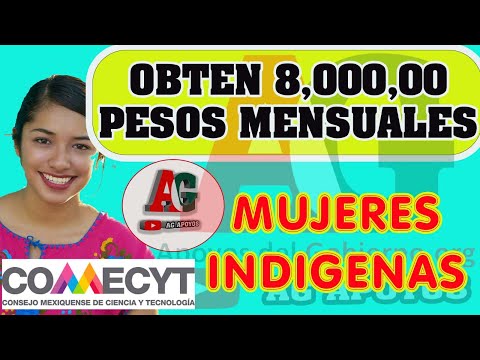 ATENCIÓN  Beca de 8 mil pesos a MUJERES INDIGENAS y RURALES 2023