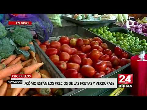 Chorrillos: precios de las frutas y verduras se siguen incrementando