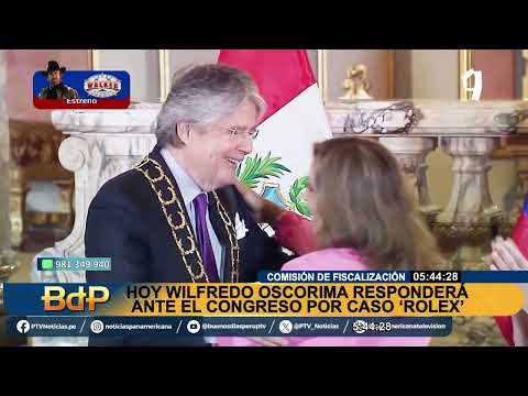 Congreso: Comisión de Fiscalización cita para hoy a Wilfredo Oscorima por caso Rolex