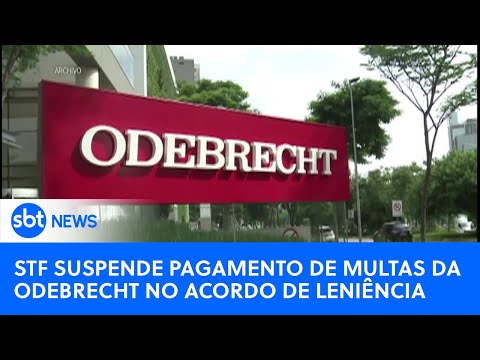 STF suspende multas do acordo de leniência negociado pela Odebrecht| #SBTNewsnaTV(02/02/24)