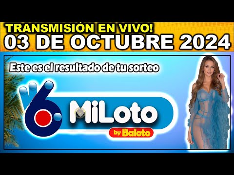 MILOTO: Resultado MI LOTO del jueves 03 de octubre 2024.