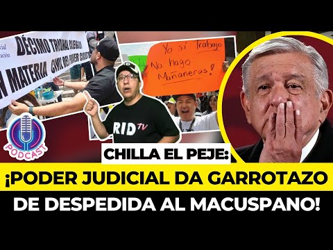 GARROTAZO de DESPEDIDA a AMLO:: Alargan, otra vez, paro en el Poder Judicial