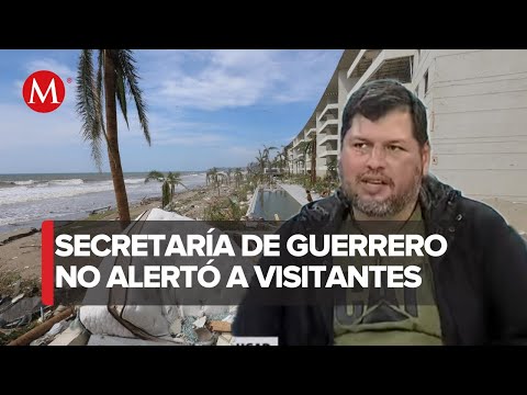 Se rompieron los vidrios del camión: Reportero cuenta como vivió el huracán 'Otis' en Acapulco