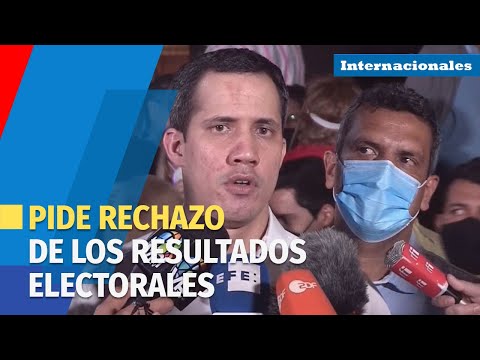 Guaidó confía que comunidad internacional rechace el resultado de elecciones