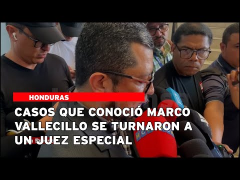 Casos que conoció Marco Vallecillo se turnaron a un juez especial