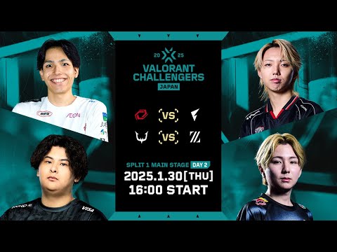 VALORANT Challengers Japan 2025 Split 1 Main Stage Day 2