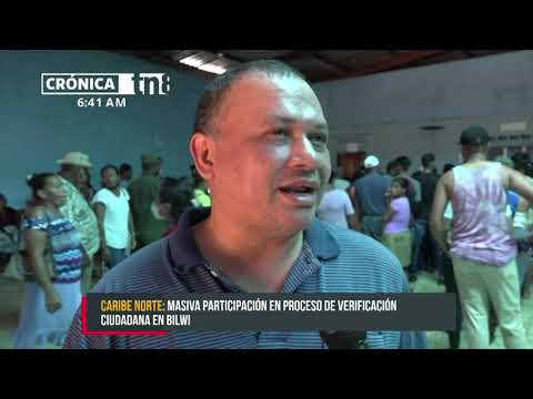 Jornada de verificación ciudadana fue un éxito en el Caribe Sur - Nicaragua