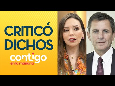 NO ES EL CAMINO: Camila Flores criticó dichos de De la Carrera a ministra - Contigo en la Mañana