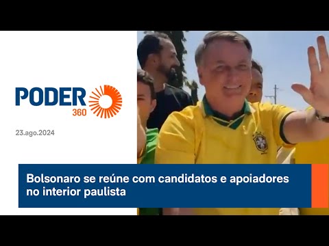 Bolsonaro se reu?ne com candidatos e apoiadores no interior paulista