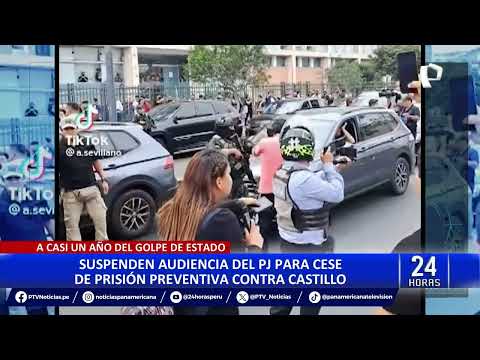 Pedro Castillo: reprograman audiencia sobre pedido de expresidente para anular su prisión preventiva