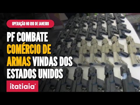 PF FAZ OPERAÇÃO CONTRA TRÁFICO INTERNACIONAL DE ARMAS NO RIO DE JANEIRO!