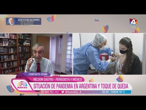 Buen Día - La situación de pandemia en Argentina y el toque de queda