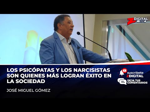 José Miguel Gómez: los psicópatas y los narcisistas son quienes más logran éxito en la sociedad