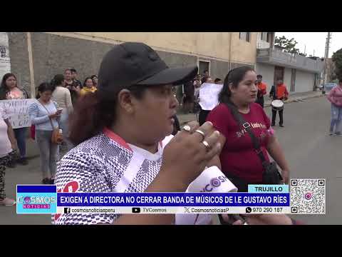 Trujillo: exigen a directora no cerrar banda de músicos de I.E. Gustavo Ríes